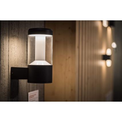Ledvance - Светодиодный уличный настенный светильник LANTERN 1xLED/12W/230V IP44
